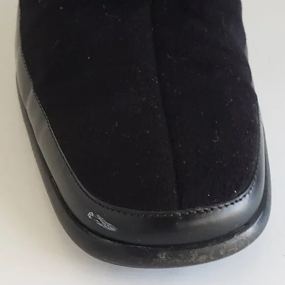 Sold On Ebay-Salvatore Ferragamo Black Cashmere calf leather ankle ANTONIA boots - Picture 4 of 16